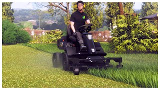 Living the Satisfying Life of a Professional Lawn Mower - Lawn Mowing Simulator