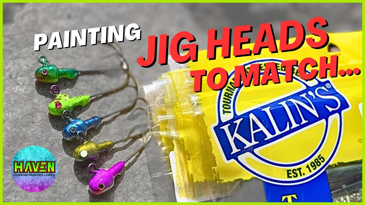 Airbrushing Jig Heads and Taking Them FISHING! 