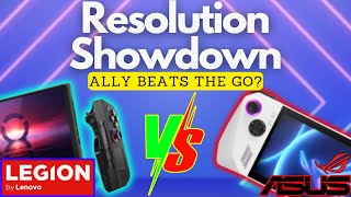 ROG Ally vs Legion Go | All Resolutions Benchmarked! | ft. UPerfect K118