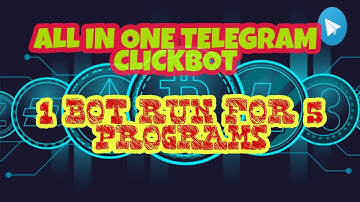 ALL IN ONE CLICKBOT TELEGRAM | NUYUL CLICKBOT TELEGRAM UNLIMITED REFF AUTO WD