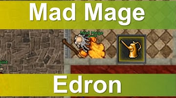 Tibia - Mad Mage - Edron - Loot: Golden Can Of Oil