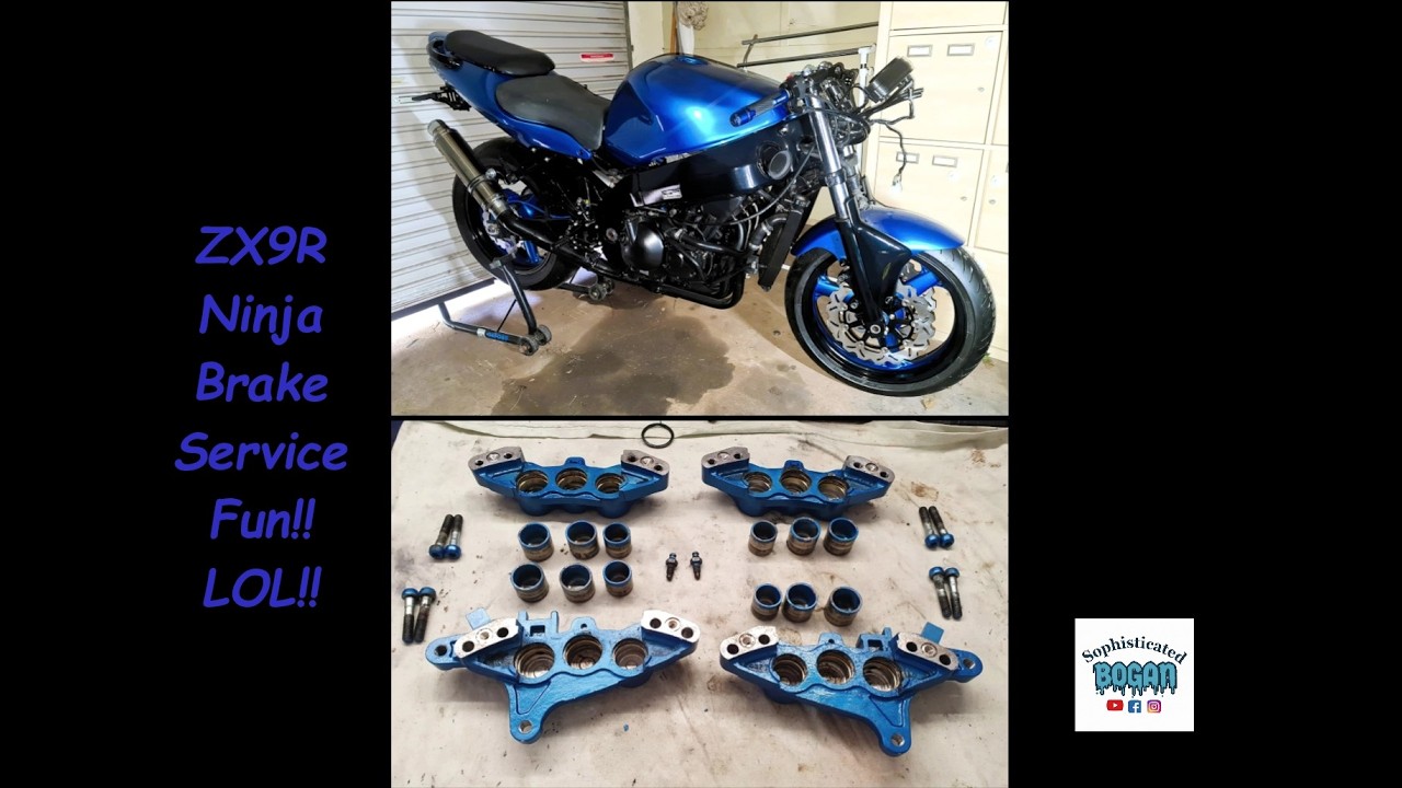 90's Superbike - 98 Kawasaki ZX9R Resto Build Part 24 Brake
