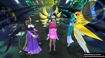 DIGIMON STORY CYBER SLEUTH Walkthrough Part 104 - Door of Judgement