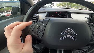 How to Enable or Disable Speed Limiter in Citroen C4 Cactus ( 2015 – 2022 )