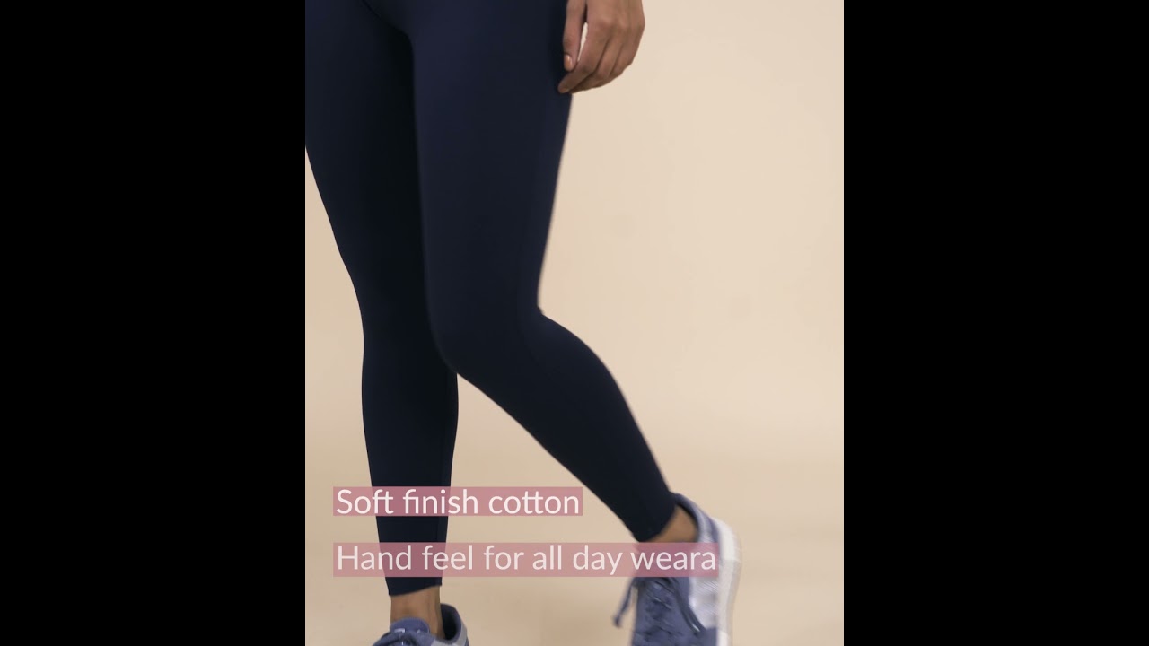 Buy Nykd All Day Essential Cotton Leggings-NYAT076 Peacoat Online