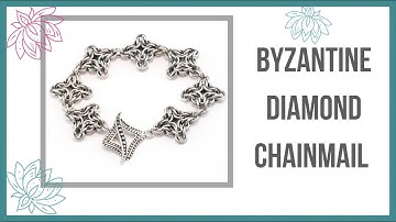 Byzantine Diamond Chainmail Tutorial - Beaducation.com