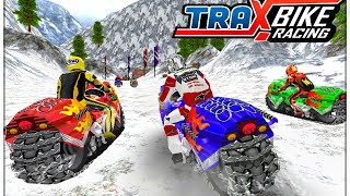 Trax Bike Racing  - 3D Speed Sports Bike race offroad stunts game on Fast Ice tracks screenshot 5