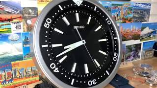 Seiko QXA723ALH quiet sweep wall clock - YouTube