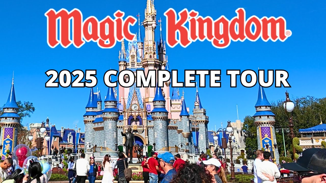 Magic Kingdom at Night | Peaceful Park Walk POV (No Talking, 4K)