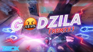 Godzila 🤬 [Remix] - (Valorant Montage) 4k