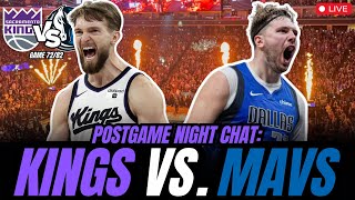 Kings-Mavs reaction. How will Kings respond?