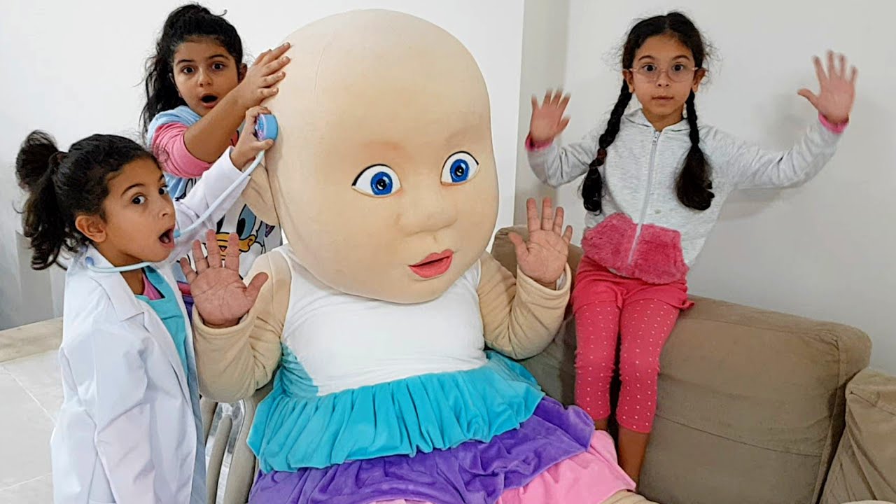 MİNİK Bebek Yaramazlık Yaptı Yere Düştü Kafası Acıdı Ağladı. EĞLENCE TV ...