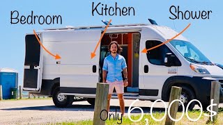 VAN TOUR | Veteran’s AMAZING Budget Self Converted Ram ProMaster
