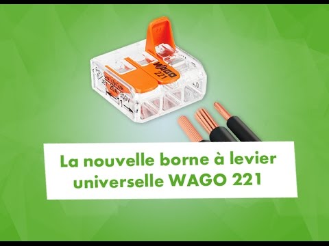 WAGO 221 : Connecteur rapide nouvelle génération compact et à leviers