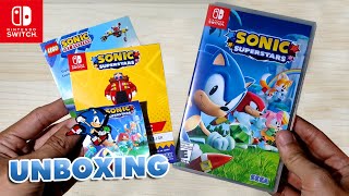 Unboxing SONIC SUPERSTARS - Nintendo Switch | Bonus DLC Lego Eggman