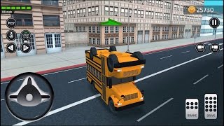 Driving Academy 2017 Simulator 3D - Driving School Bus - iOS/Android Gameplay Video screenshot 4