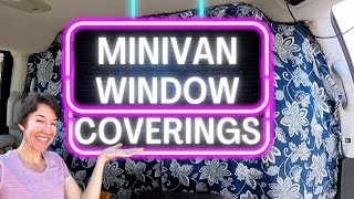 Curtains and Window Covers for Minivan Campers | Vanlife |