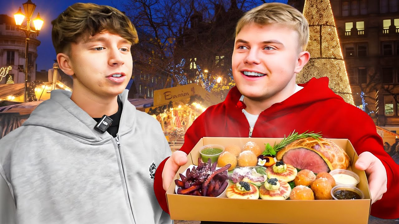 РОЖДЕСТВЕНСКАЯ ЯРМАРКА BOV BOYS MUKBANG!