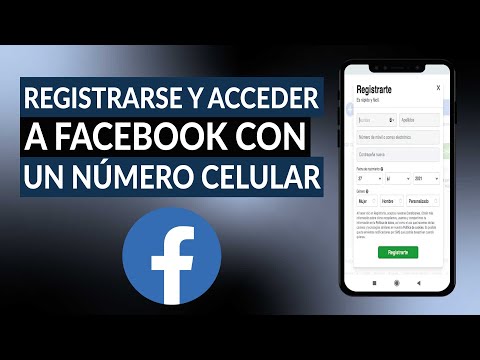 ¿Cómo registrarse y acceder a FACEBOOK con un número de teléfono celular?