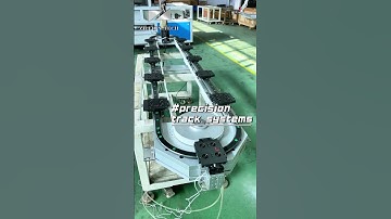 Elliptical precision ring guide conveyor line #conveyorequipment