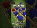 Minecraft Tic Tac Toe Game with Colored Sheep #minecraft #shorts #tutorial