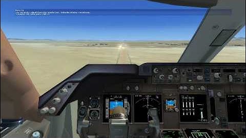 PMDG 747X Autoland KEDW