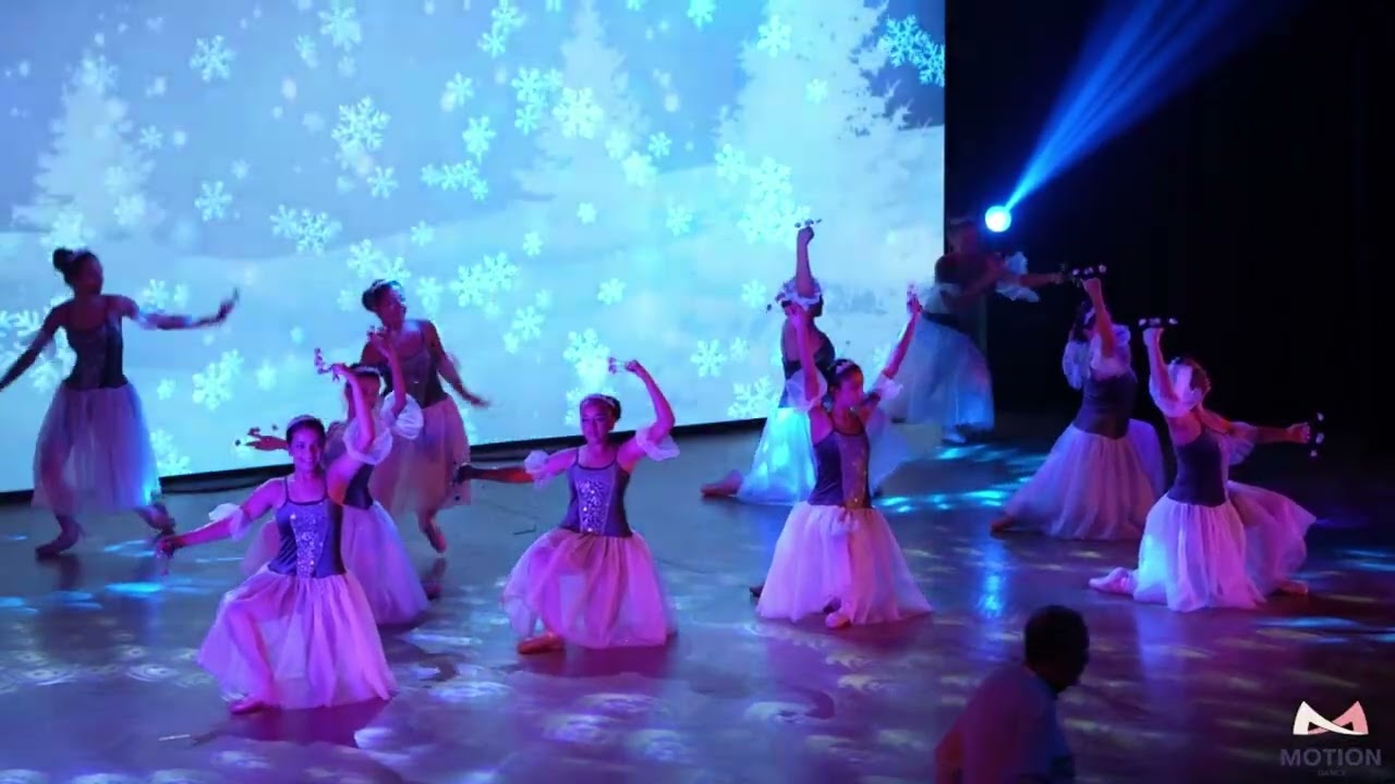 Dance of the snowflakes from nutcracker ballet, teens performance from motion dance recital 2025