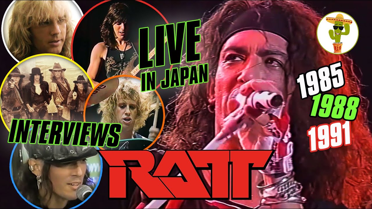 Muax Ratt RATT in Japan 1985 -1991 In Concert & Interviews - YouTube