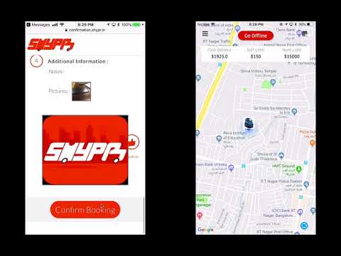 Courier, Parcel Delivery Software, On Demand Courier| Shypr: Customer App & Shipper App Demo