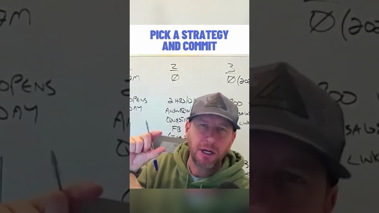 Pick A Strategy And Commit
