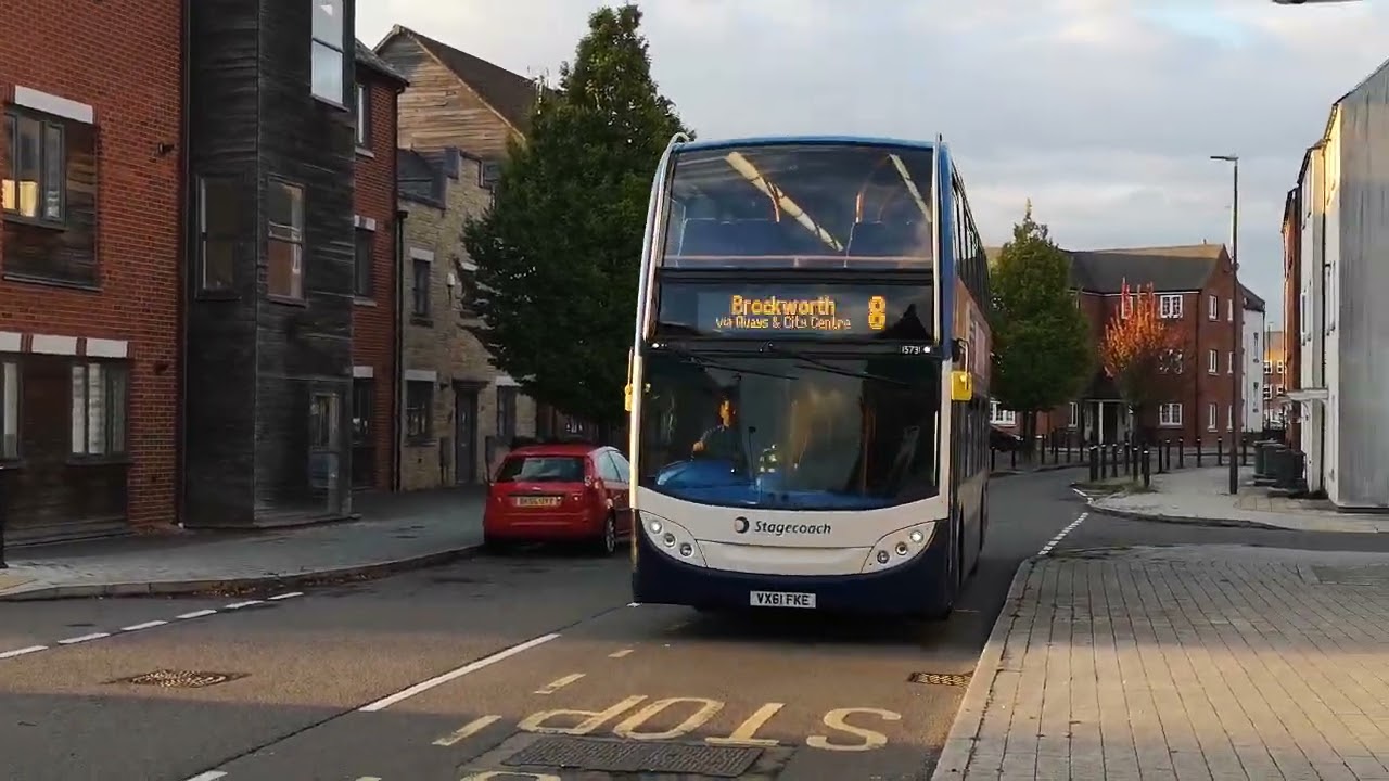 Scania n230ud on route 8 to brockworth