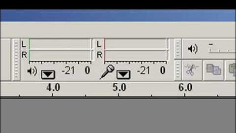 Audacity -- Mixer and Meter Toolbars