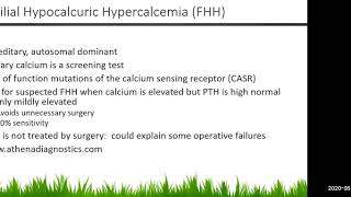 Evaluation and Treatment for Hypercalcemia - Dr. Brendan Stack