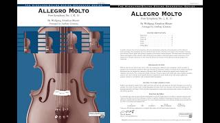 Allegro Molto, arr. Anthony Granata – Score & Sound Resimi