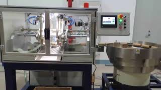 Automatic notching machine for paper cores
