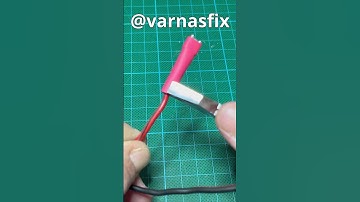 Nice Heat Shrink Trick #howto #diy #repair #soldering #solderingtips #crimping