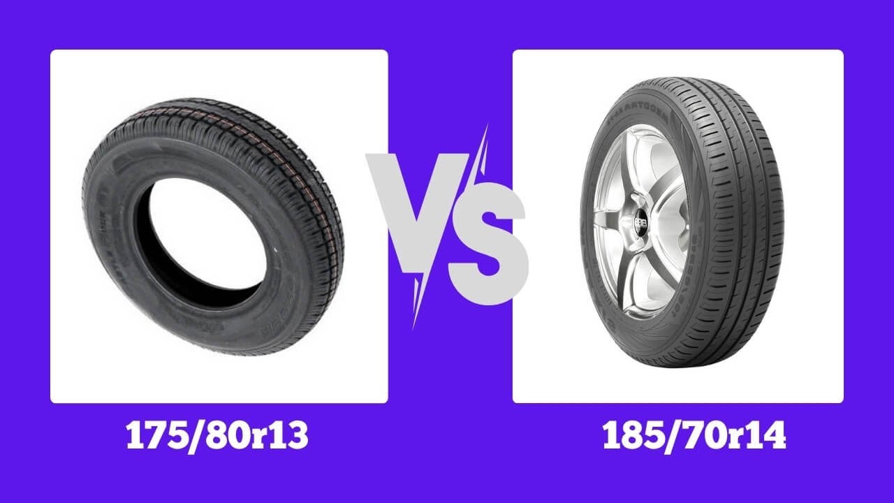 Tire Size 175/80r13 vs 185/70r14 - YouTube