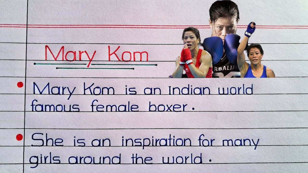 mary kom essay in english 200 words