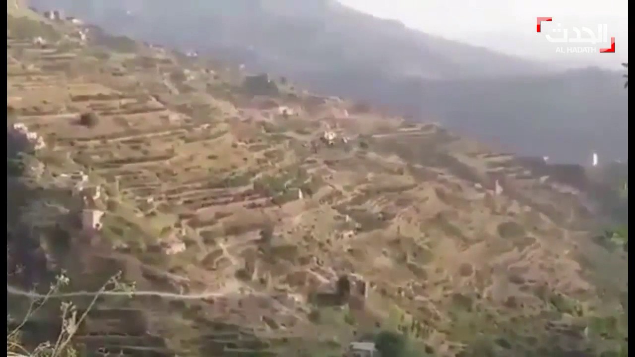 قبل الإطلاق بلحظات.. طائرة التحالف تقصف منصة صواريخ الميليشيات #اليمن