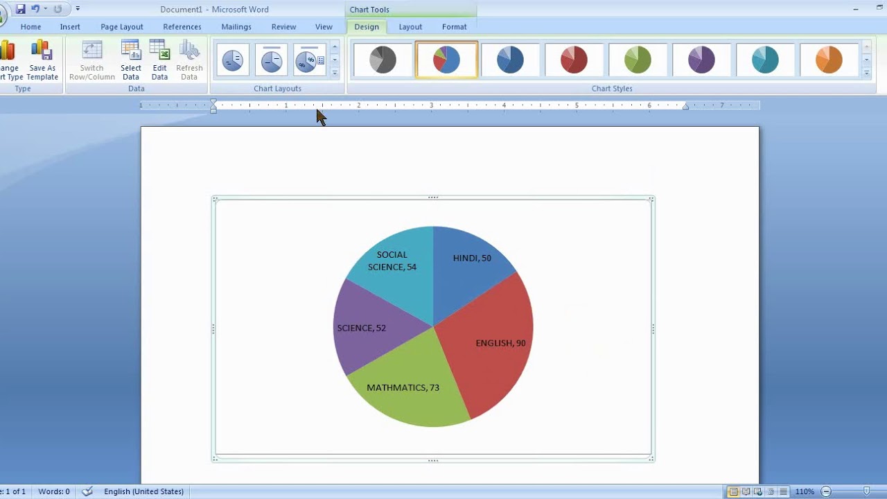 How Do I Create A Pie Chart In Word