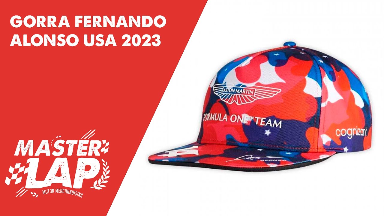 Gorra Fernando Alonso GP de Estados Unidos Edición Limitada 2023 -  SALASMotorsport