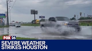 Houston weather: Severe weather affecting roads, airports by FOX 26 Houston 2,489 views 4 hours ago 4 minutes, 21 seconds