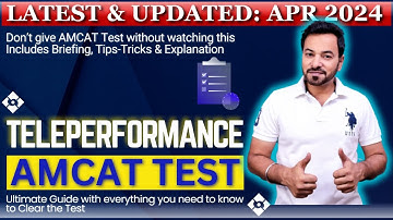 AMCAT Test for Teleperformance | Teleperformance Assessment Test | Svar Spoken English Test