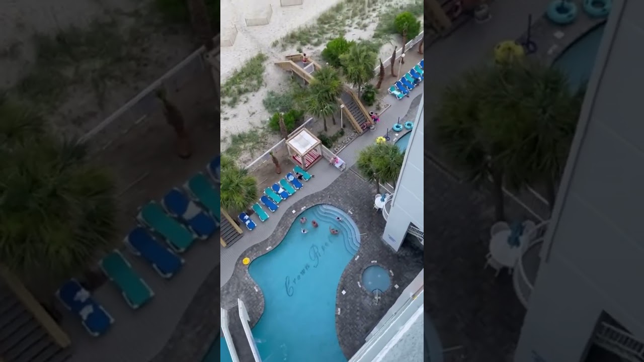 Crown reef resort Myrtle Beach - relaxing pool and view