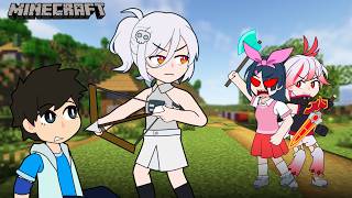THE APPEARANCE OF SKELETON GIRL, AMANDA - Eps. 16 Minecraft Animation