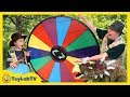 Spin The Wheel For Dinosaur Surprise Toys & Play Giant Prize Wheel Quiz Game
