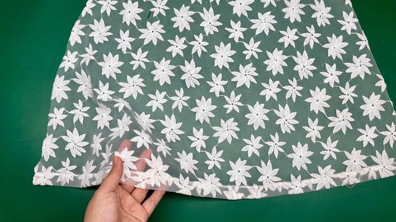 New Challenge: Learn 2 Ways to Reduce Lace Fabric Sparseness / Great Sewing Tips New Challenge: Learn 2 Ways to Reduce Lace Fabric Sparseness / Great Sewing Tips