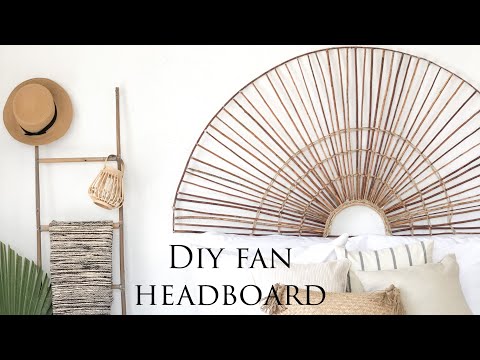 Diy boho bed headboard