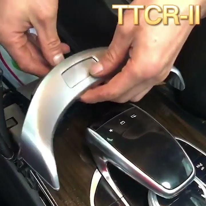 TTCR-II Center Armrest Storage Box Release Button Switch Cover for Mercedes Benz W205 and W253