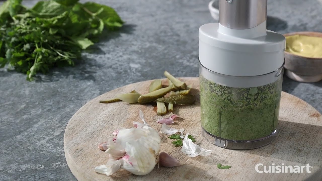 Cuisinart RHM100E Cordless Power Hand Mixer Draadloze Handmixer, RVS Gardes, 5 Snelheden, 20min Draadloos Gebruik